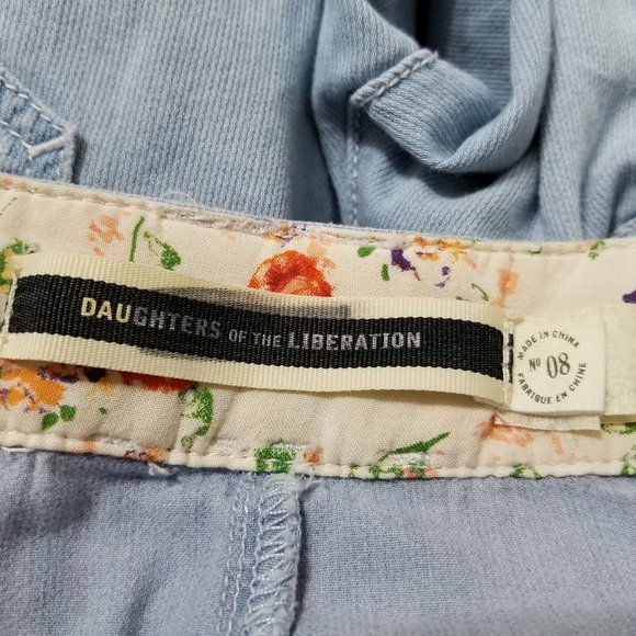 Daughters Of The Liberation pants 8 wide leg trousers lightweight flare bootcut - Picture 14 of 15